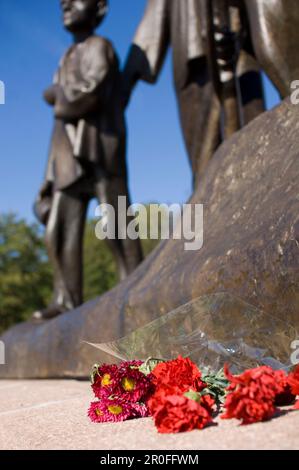 Denkmal des KZ Buchenwald, Weimar, Thüringen, Deutschland Stockfoto