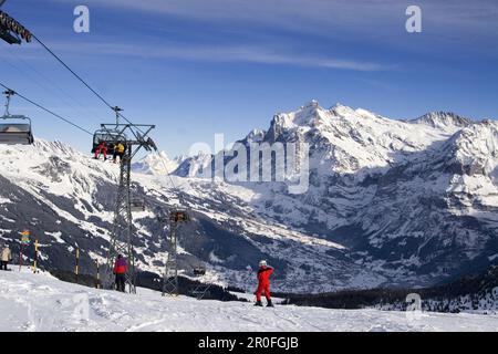 Schweiz berner alpen Maennlichen Stockfoto