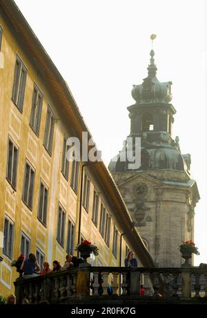 Turm des Heidecksburger Schlosses, Rudolstadt, Thüringen, Deutschland Stockfoto
