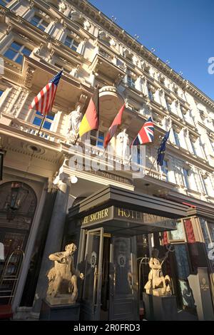 Vienna Austria Hotel Sacher Stockfoto