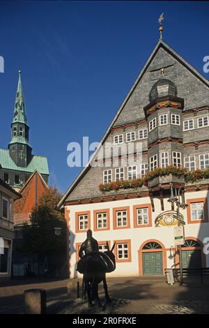 Altes Rathaus, Osterode am Harz, Niedersachsen, Deutschland Stockfoto