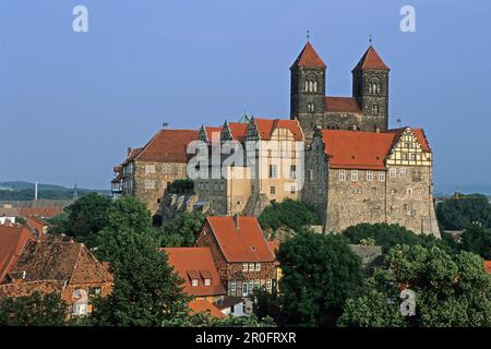 St. Servatii-Kirche, Quedlinburg, Sachsen-Anhalt, Deutschland Stockfoto