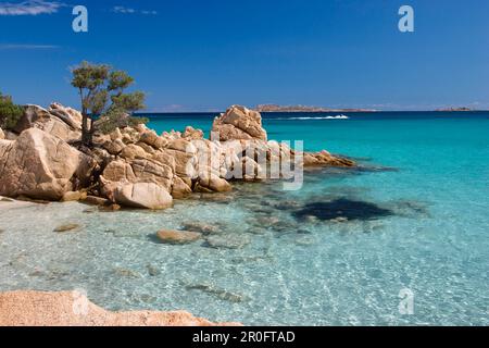 Spiaggia Capriccioli Costa Smeralda Sardinien Italien Stockfoto