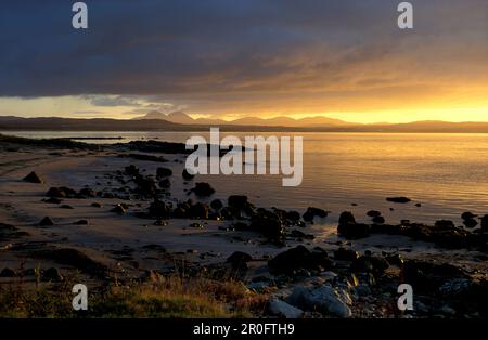 Blick über Loch Indaal, Islay, Schottland, Großbritannien Stockfoto