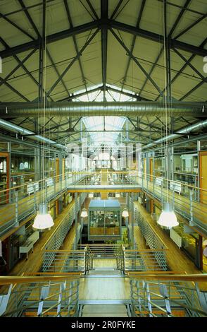 Bürogebäude, Kohlebergwerk Waltrop, Waltrop, Nordrhein-Westfalen, Deutschland Stockfoto