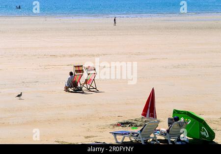 Europa, Großbritannien, England, Kanal-Insel Jersey, St. Brelade Bay Stockfoto