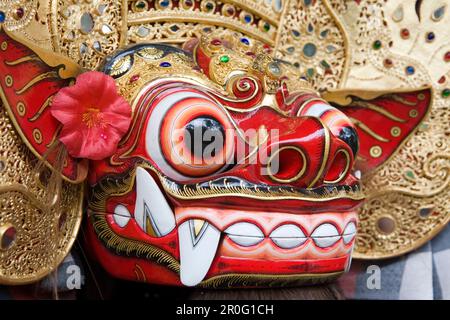 Blick auf Barong-Maske, Bali, Indonesien Stockfoto