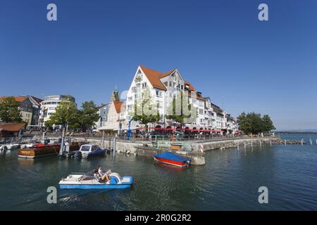 Promenade Friedrichshafen, Baden-Württemberg Stockfoto