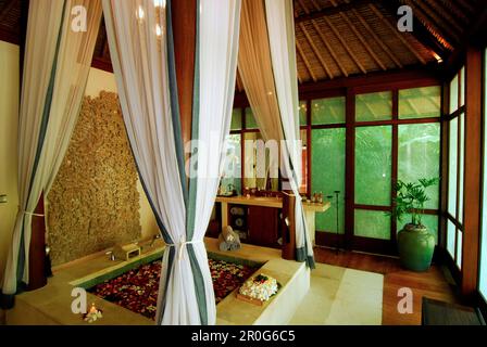 Verlassenes Spa im Hotel Four Seasons in Sayan, Ubud, Zentralbali, Indonesien, Asien Stockfoto