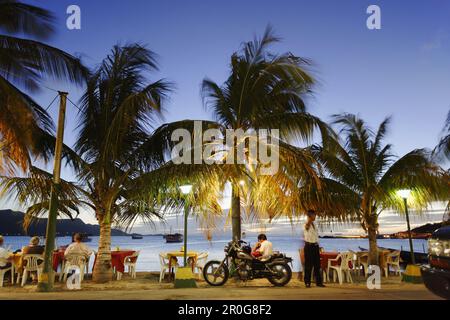 Blick auf Playa El Aqua, Isla Margarita, Venezuela Nueva Esparta Stockfoto