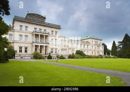 Villa Huegel, Essen, Ruhrgebiet, Nordrhein-Westfalen, Deutschland Stockfoto