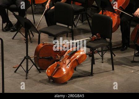 MERIDA, MEXIKO - OKTOBER 30,2016 das Yucatan Symphony Orchestra Konzert im Teatro José Peón Contreras Stockfoto