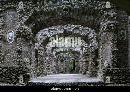 Sanspareil, Theater Ruinen, Wonsees, Upper Franconia, Bayern, Deutschland, Europa Stockfoto