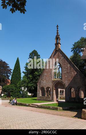 Eintritt zur Abtei Herrenalb, Bad Herrenalb, Baden-Württemberg, Deutschland Stockfoto