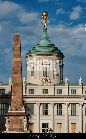 Obelisk, Altes Rathaus, Potsdam, Land Brandenburg, Deutschland Stockfoto