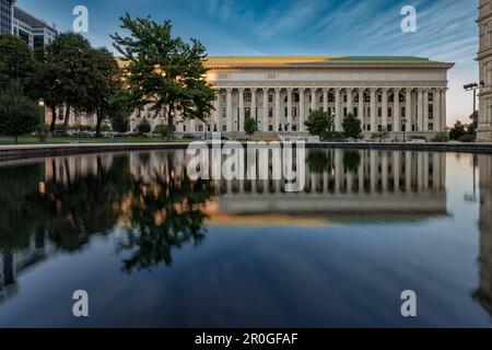 Außenansicht des New York State Education Department Building in Albany, New York Stockfoto