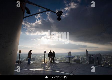 Blick vom Hauptturm, Frankfurt am Main, Hessen, Deutschland Stockfoto