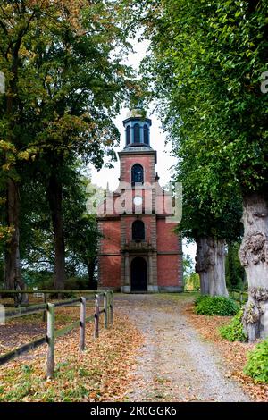 Kapelle in gut Panker, Ostsee, Panker, Plön, Schleswig-Holstein, Deutschland Stockfoto