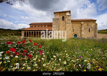 Kloster San Miguel de Escalada, Gradefes, Kastilien und Leon, Spanien Stockfoto