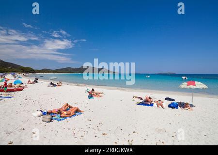 Palombaggia Beach, Südostküste, Korsika, Frankreich, Europa Stockfoto