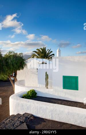 Typische Häuser, Casa Museo del Campesino, San Bartholomé, Lanzarote, Kanarische Inseln, Spanien, Europa Stockfoto