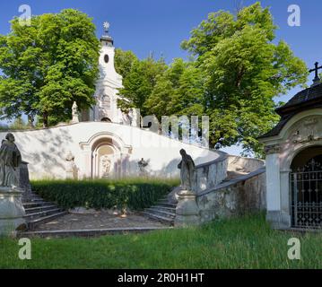 Detail der Abtei Heiligenkreuz, Heiligenkreuz, Niederösterreich, Österreich, Europa Stockfoto