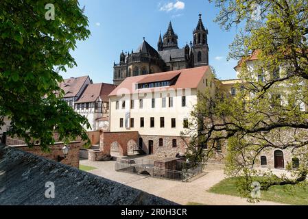 Magdeburger Dom, Kathedrale St. Mauritius und Katharina, Magdeburg, Sachsen-Anhalt, Deutschland, Europa Stockfoto