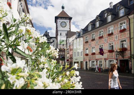 Martinstor, traditionelles Restaurant, Freiburg im Breisgau, Schwarzwald, Baden-Württemberg, Deutschland, Europa Stockfoto