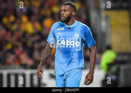 Linse, Frankreich. 06. Mai 2023. Nuno TAVARES von Marseille während des Fußballspiels der französischen Meisterschaft Ligue 1 zwischen RC Lens und Olympique de Marseille am 6. Mai 2023 im Bollaert-Delelis-Stadion in Lens, Frankreich - Photo Matthieu Mirville/DPPI Credit: DPPI Media/Alamy Live News Stockfoto