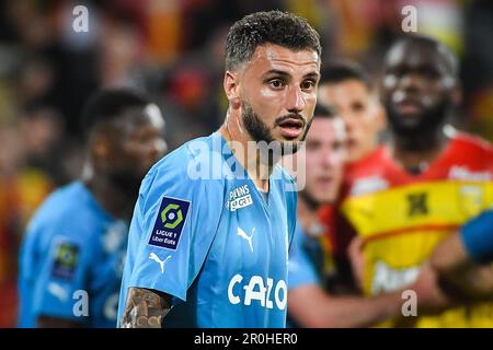 Linse, Frankreich. 06. Mai 2023. Jonathan CLAUSS von Marseille während des Fußballspiels der französischen Meisterschaft Ligue 1 zwischen RC Lens und Olympique de Marseille am 6. Mai 2023 im Bollaert-Delelis-Stadion in Lens, Frankreich - Photo Matthieu Mirville/DPPI Credit: DPPI Media/Alamy Live News Stockfoto