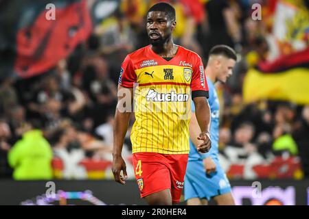 Linse, Frankreich. 06. Mai 2023. Kevin DANSO von Lens während des Fußballspiels der französischen Meisterschaft Ligue 1 zwischen RC Lens und Olympique de Marseille am 6. Mai 2023 im Bollaert-Delelis-Stadion in Lens, Frankreich - Photo Matthieu Mirville/DPPI Credit: DPPI Media/Alamy Live News Stockfoto