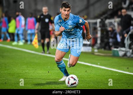 Linse, Frankreich. 06. Mai 2023. Ruslan MALINOVSKYI von Marseille während des Fußballspiels der französischen Meisterschaft Ligue 1 zwischen RC Lens und Olympique de Marseille am 6. Mai 2023 im Bollaert-Delelis-Stadion in Lens, Frankreich - Photo Matthieu Mirville/DPPI Credit: DPPI Media/Alamy Live News Stockfoto