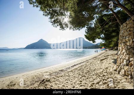 Platja Formentor, in der Nähe von Pollenca, Mallorca, Spanien Stockfoto