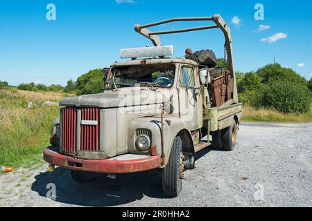 Alte verlassene LKW Stockfoto