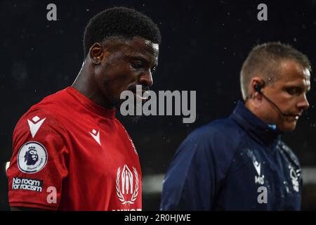 The City Ground, Nottingham, Großbritannien. 8. Mai 2023. Premier League Football, Nottingham Forest gegen Southampton; Serge Aurier von Nottingham Forest Credit: Action Plus Sports/Alamy Live News Stockfoto