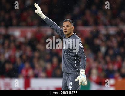 Nottingham, Großbritannien. 8. Mai 2023. Keylor Navas vom Nottingham Forest während des Premier League-Spiels auf dem City Ground, Nottingham. Der Bildausdruck sollte lauten: Darren Staples/Sportimage Credit: Sportimage Ltd/Alamy Live News Stockfoto