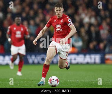 Nottingham, Großbritannien. 8. Mai 2023. Ryan Yates aus Nottingham Forest während des Premier League-Spiels auf dem City Ground, Nottingham. Der Bildausdruck sollte lauten: Darren Staples/Sportimage Credit: Sportimage Ltd/Alamy Live News Stockfoto