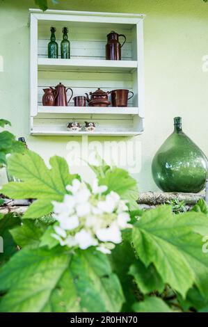 Garten Stillleben, Freiamt, Emmendingen, Baden-Württemberg, Deutschland Stockfoto