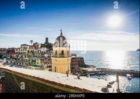 Vernazza, Cinqueterre, La Spezia, Ligurien, Italien Stockfoto