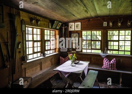 Traditionelles Bauernhaus, Vogtsbauernhoefe, Schwarzwälder Freilichtmuseum Gutach, Schwarzwald, Baden-Württemberg, Deutschland Stockfoto