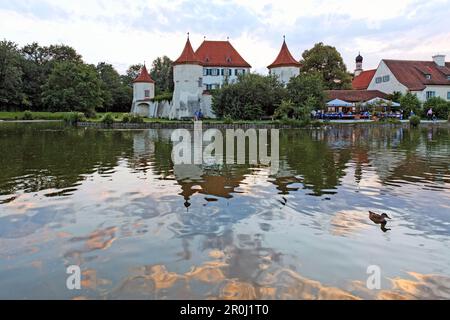 Schloss Blutenburg, Obermenzing, München, Oberbayern, Deutschland Stockfoto