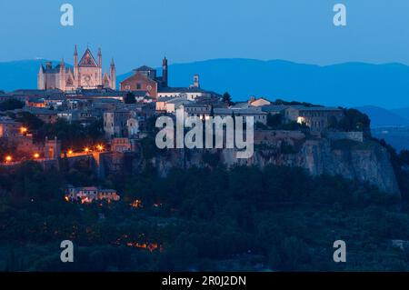 Duomo di Orvieto, Orvieto Kathedrale, Gotik, Orvieto, Hügel-Stadt, Provinz Terni, Umbrien, Italien, Europa Stockfoto