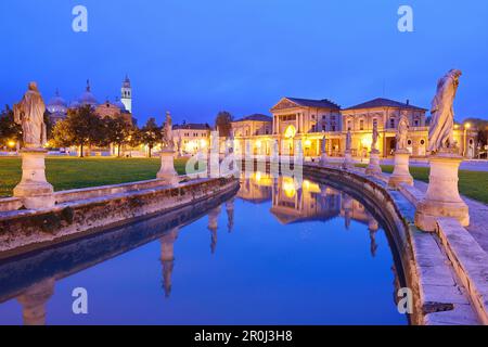 Prato della Valle, Padua, Veneto, Italien Stockfoto