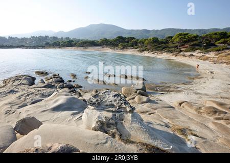 Karidi Beach, Vourvourou, Sithonia, Chalkidiki, Griechenland Stockfoto
