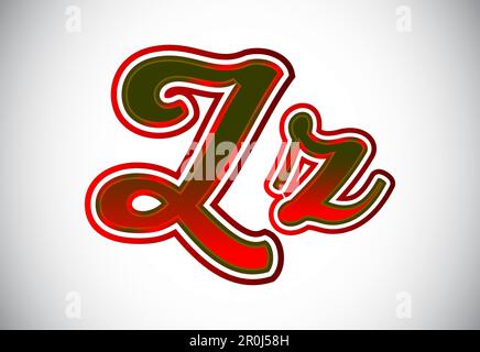 Englisch Groß- Und Kleinbuchstaben. Grafisches Alphabetsymbol Für Corporate Business Identity Stock Vektor