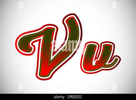 Englisch Groß- Und Kleinbuchstaben. Grafisches Alphabetsymbol Für Corporate Business Identity Stock Vektor