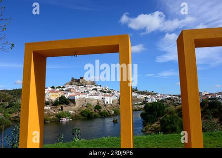 Blick Richtung Mertola, Alentejo, Portugal Stockfoto