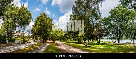 Villen in der Nähe der Aussenalster, Hamburg, Deutschland Stockfoto