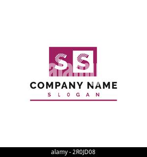 SS-Logo-Design. SS Letter Logo Vector Illustration - Vector Stock Vektor