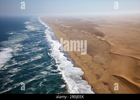 Luftaufnahme der Skelettküste, Namibia Stockfoto